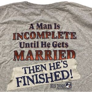 Big‎ Dogs Graphic T-Shirt Gray
